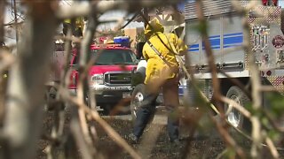 Evacuations lifted after small grass fire in Arvada
