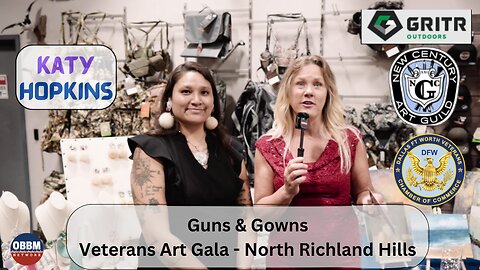 Katy Hopkins - Guns & Gowns Veteran Art Gala #DFW 2023