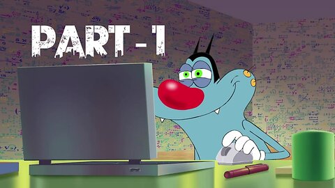 हिंदी Oggy and the Cockroaches 💻🧐 Surfing on Internet 🧐💻 Hindi Cartoons for Kids