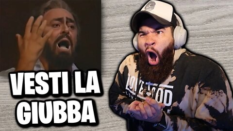 LUCIANNO PAVAROTTI - VESTI LA GIUBBA (REACTION!!!)