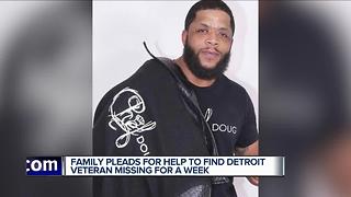 Family pleads for help to find Detroit veteran missing for a week