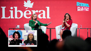 Chrystia Freeland calls Trudeau a “truly feminist” PM in conversation with Hillary Clinton