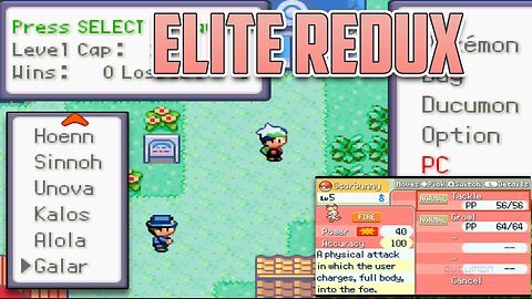 Pokemon Elite Redux - GBA Hack ROM Unique Multi-Ability Difficulty Hack, 4 abilities, stronger AI