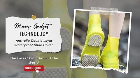 Anti-slip Double Layer Waterproof Shoe Cover | Link in description