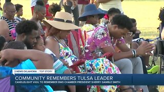 Candlelight vigil held for 'Sherry Gamble Smith' on Juneteenth Lawn