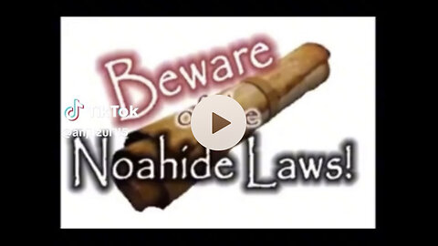 Beware the Noahide laws (with sound)