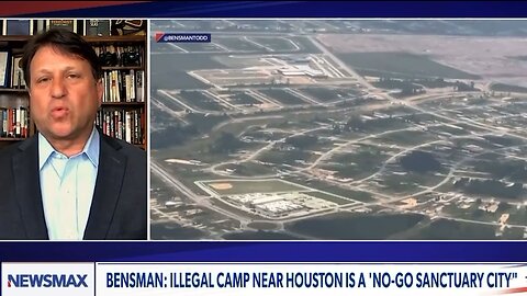 CHRIS SALCEDO SHOW-TODD BENSMAN JOURNALISTS FILM WHAT THEY CLAIM IS THE LG MIGRANT CAMP IN U.S.