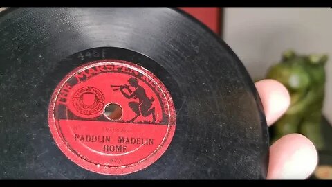 Paddlin' Madelin' Home ~ 671 The Marspen Record 5½" 78rpm ~ Dansette Popular Mk2 ~ Marks & Spencer
