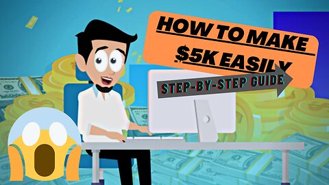 Make $5,000 from Home in JUST 30 SECONDS | Make Money Online | The Easy Step-by-Step Guide