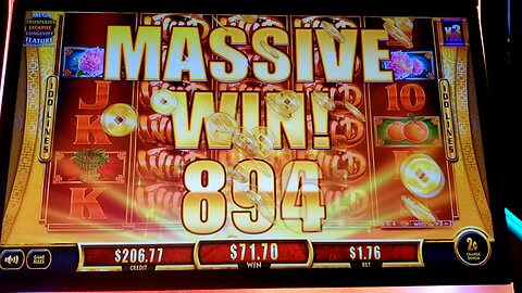 Playing FU DAI LIAN LIAN PANDA slot machine and got back to back MEGA FEATURE bonus, backup spins!!!