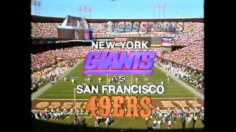 1990 NFC Championship Game NY Giants vs San Francisco 49ers