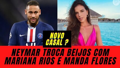 Tá rolando? Neymar compra buquê de flores vermelhas para Mariana Rios após ficada
