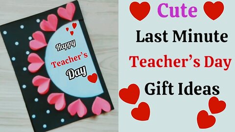 Teacher's day card / Easy teacher's day greeding card making handmade / Easy and Beautiful handmade