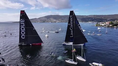 Best in Sailing World on Water Dec 29.23 RSHYR Start/Finish, IMOCA Wrap, Clipper Leg 4, LRPP Roll in