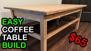 Simple Coffee Table Build | Shop Noise