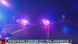 Pedestrians consider city trail dangerous