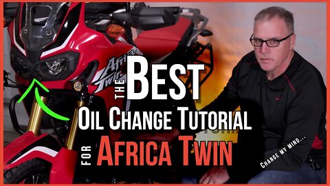Africa Twin Oil Change - The only video you'll need to watch