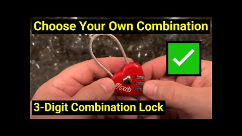 🔒Lock Picking ● Change the Code on any Combination Padlock that has a Detent Button
