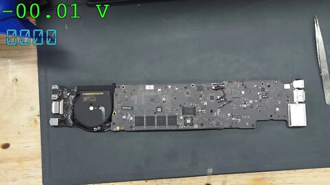 Macbook Air logic board repair featuring sushi & the great state of Texas.