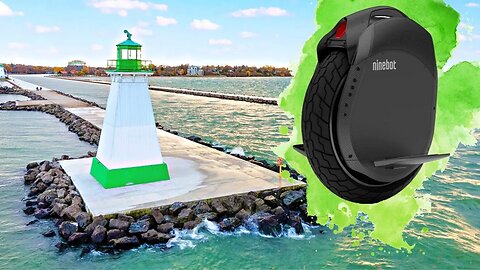 Electric Unicycle Ride To Port Dalhousie Pier St. Catharines | Ninebot Z10 EUC