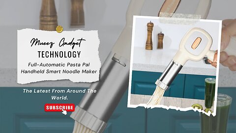 Full-Automatic Pasta Pal Handheld Smart Noodle Maker | Link in description