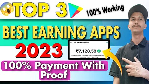 Top 3 Money Earning App In 2023 | Top Earning Apps | Online Earning App | Best 3 Money Earning App