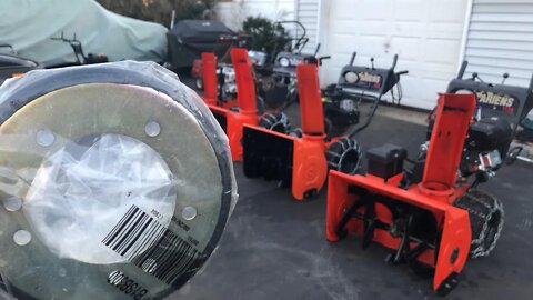 HOW TO REPLACE FRICTION DISC ON YOUR ARIENS SNOW BLOWER Won't Move Supercharged Hemi 420cc 1128 p