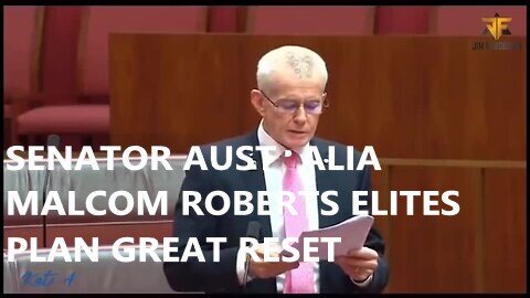 WEF Elites Klaus Schwab Senator Australia Malcom Roberts Plan Great Resist and Social Credit Slavery