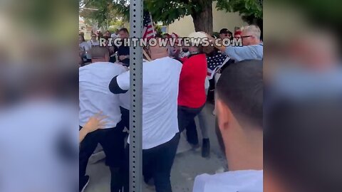 Fight Breaks Out Between Armenian Parents and LGBTQ Supporters outside Saticoy Elementary School