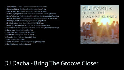 DJ Dacha - Bring The Groove Closer - DL082