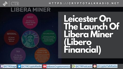 Leicester On The Launch Of LIBERA Miner (Libero Financial)