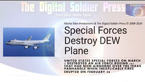 Special Forces Destroys Black Hats DEW Plane - 3/12/24..