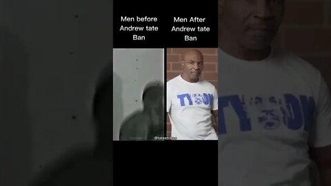 MEN BEFORE AND AFTER ANDREW TATE BAN ON SOCIAL MEDIA