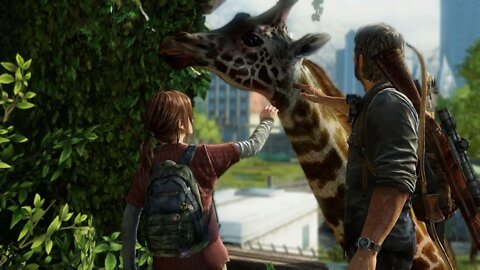 Joel e Ellie Encontram Girafas No Meio da Cidade ( Dublado PT-BR )