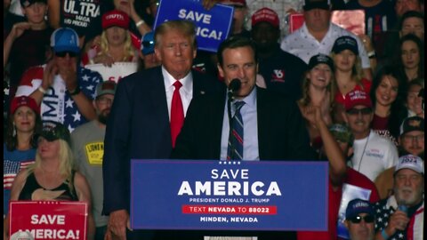 Adam Laxalt at Save America Rally in Minden, NV - 10/8/22