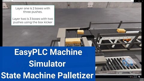 RSLogix 5000 Programming | Machine Simulator Palletizer Using Studio 5000 Through RSlinx OPC