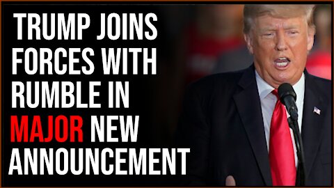 Trump Joins Forces With Rumble In Major Announcement