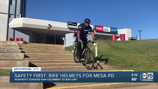 Local nonprofit donates bike helmets to Mesa police
