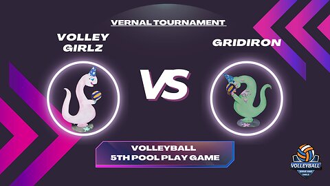 Volleyball 5th Pool Play Game Volley Girlz Vs Gridiron