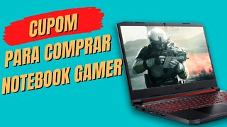 CUPOM DE DESCONTO para comprar Notebook