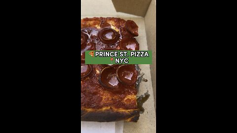 THE SQUARE SLICES AT PRINCE STREET PIZZA ARE A MUST