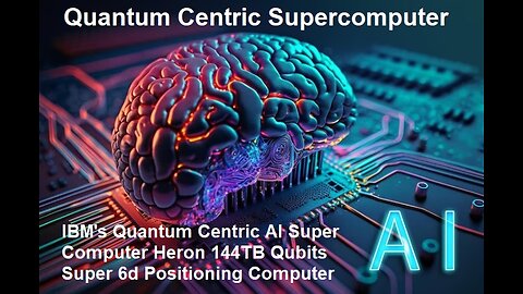 IBM's Quantum Centric Supercomputer Heron 144TB Qubits Superposition Computer