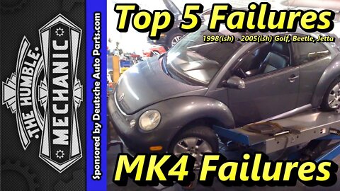 Top 5 Failures 1999-2005 MK4 Golf, Beetle and Jetta