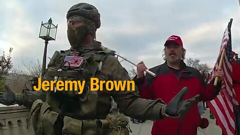 Jeremy Brown protects civilians from police on J6