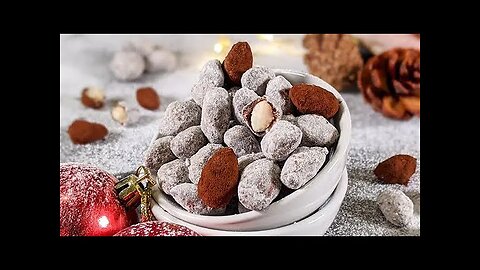 Chocolate almonds/Christmas candy like at the Christmas market! 1 family snack for the holidays