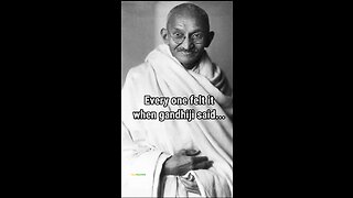 Wise words from ghandi‼️