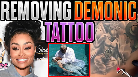 FAMOUS MODEL Removes DEMONIC Tattoo