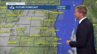 Mostly sunny skies Tuesday with comfortable temperatures