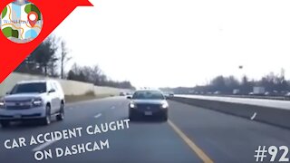 Rear-Dashcam Footage Shows Text And Driver Get Karma In The Most Satisfying Way