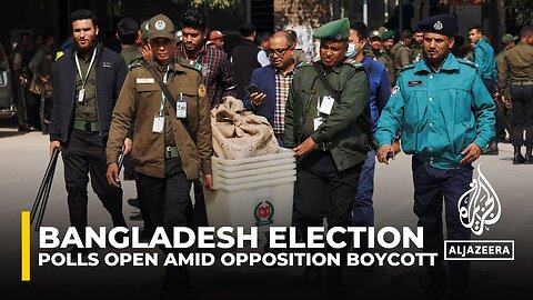 Bangladesh goes to the polls boycotted by the opposition